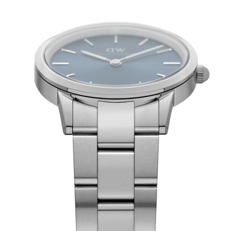 ZEGAREK DAMSKI DANIEL WELLINGTON DW00100457 Iconic Link Arctic 28mm Blue
