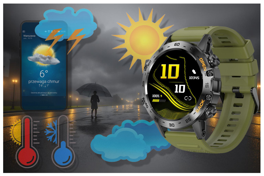 SMARTWATCH MĘSKI GRAVITY GT9-12 - WYKONYWANIE POŁĄCZEŃ, CIŚNIENIOMIERZ (sg021l)