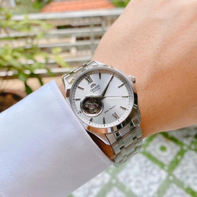 Zegarek Męski Orient Contemporary Open Heart FAG03001W0 + BOX