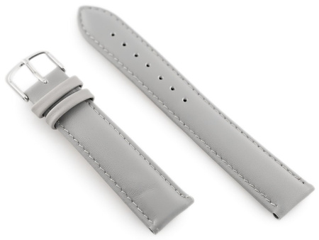 W83 leather watch strap - ash - 20mm
