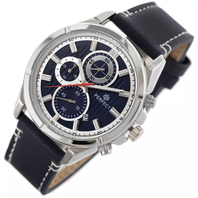 MEN'S WATCH PERFECT CH03L - CHRONOGRAPH (zp352f) + BOX