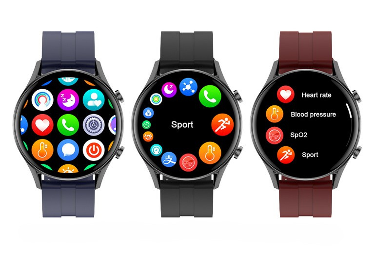 SMARTWATCH MĘSKI G. Rossi SW019-3 black/red (sg014c) PROWADZENIE ROZMÓW