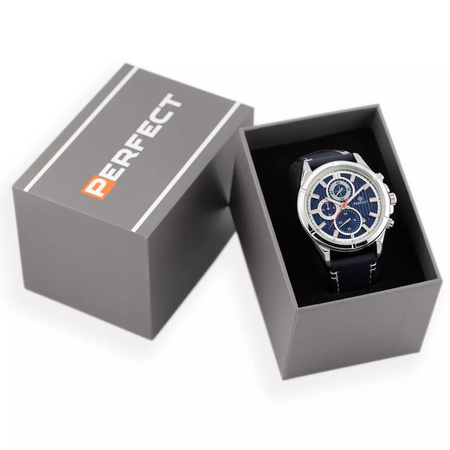 MEN'S WATCH PERFECT CH03L - CHRONOGRAPH (zp352f) + BOX