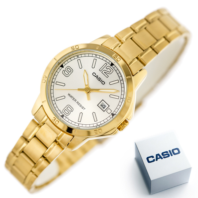 Casio Women's LTP-V004G-7B2 Watch (zd642b) + BOX