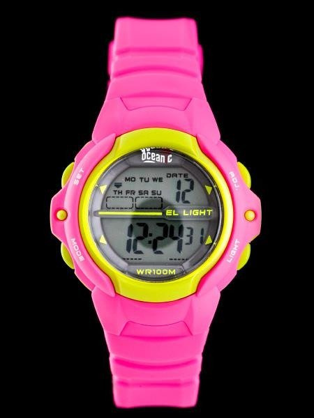 ZEGAREK DAMSKI OCEANIC M0916 - WR100 (ze516a)  pink