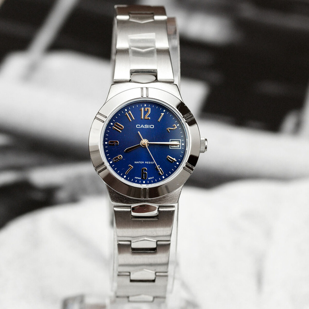 CASIO WOMEN'S WATCH LTP-1241D-2A2 + BOX