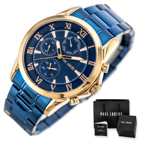 ZEGAREK MĘSKI PAUL LORENS - PL3844B2-6F3 + BOX