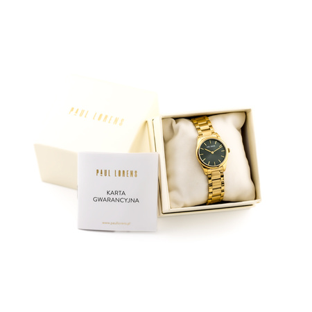PAUL LORENS WOMEN'S WATCH - PL20008B-1D1 (zg571c) + BOX
