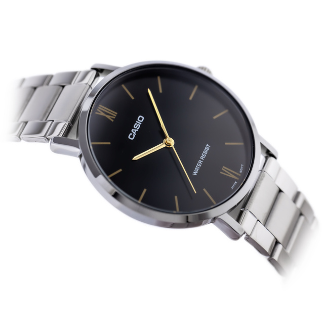 CASIO MTP-VT01D-1B MEN'S WATCH (zd165f) + BOX