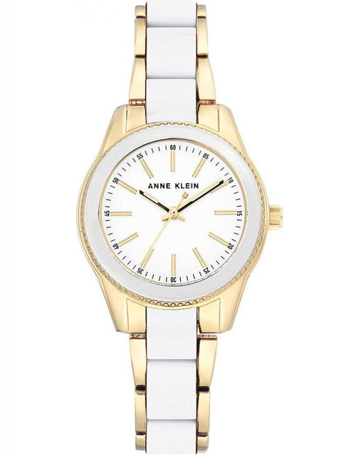 Anne Klein Gold-Tone WOMEN'S WATCH AK-3212WTGB + BOX