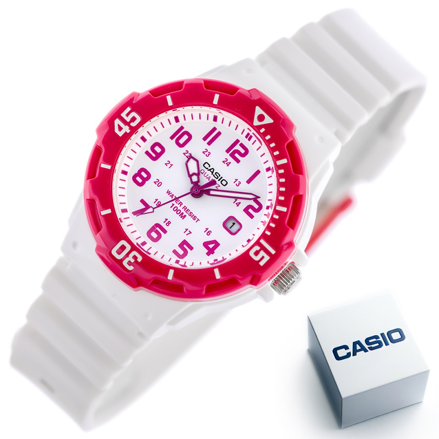 CASIO WOMEN'S WATCH LRW-200H 4BV (zd557j) + BOX