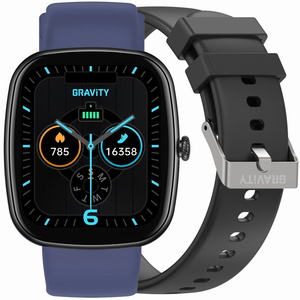 SMARTWATCH UNISEX GRAVITY GT18-9 - ROZMOWY BLUETOOTH, DODATKOWY PASEK (sg036i)