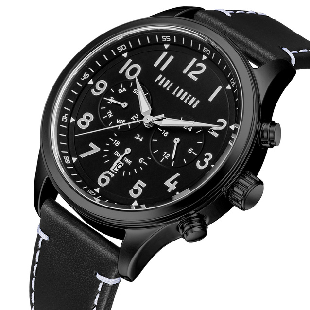 PAUL LORENS MALE WATCH - PL20011A-1A5 (zg378c) + BOX