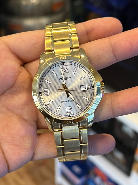 CASIO MEN'S WATCH MTP-V004G-7B2 (zd047e) + BOX