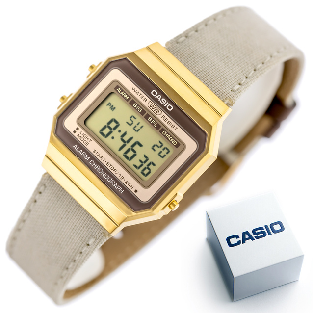 Zegarek Unisex Casio Retro Vintage A700WEGL-7AEF (zd641a)