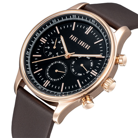 PAUL LORENS MALE WATCH - PL10602A2-1B1 (zg362g) + BOX