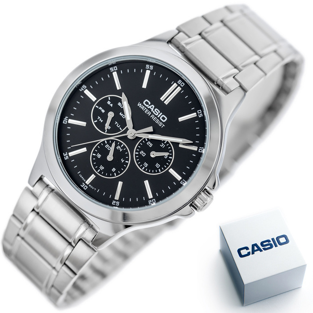 CASIO MTP-V300D-1A MEN'S WATCH + BOX