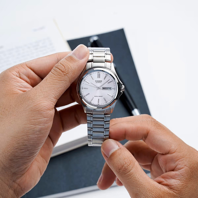 CASIO MALE WATCH MTP-1239D-7ADF - MULTIDATA (zd040a) + BOX