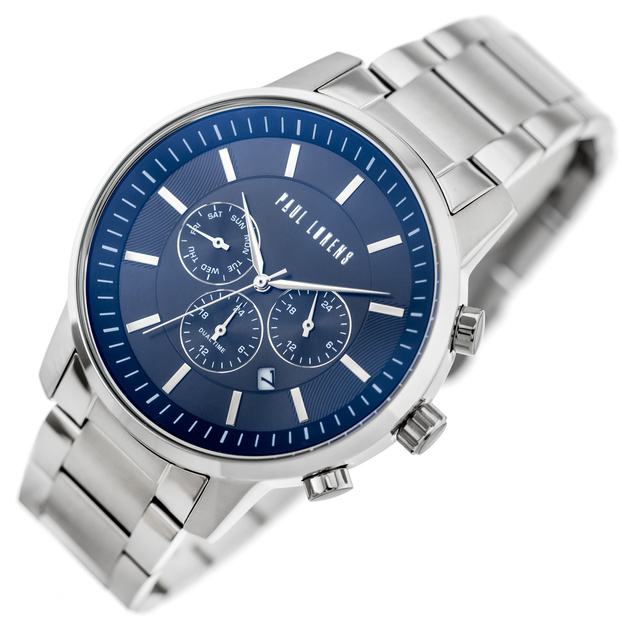 PAUL LORENS MALE WATCH - PL6647B-6C1 (zg372d) + BOX