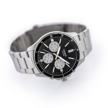 CASIO MEN'S WATCH MTP-1374D-1A3 (zd063i) + BOX