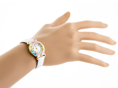 PERFECT LP152-05 CHILDREN'S WATCH - communion - white (zp811b)