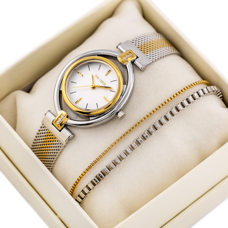 PAUL LORENS WOMEN'S PRESENT SET - Watch + bracelet - (zg555e)