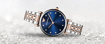 ZEGAREK DAMSKI EMPORIO ARMANI AR11092 - Gianni T-bar + BOX