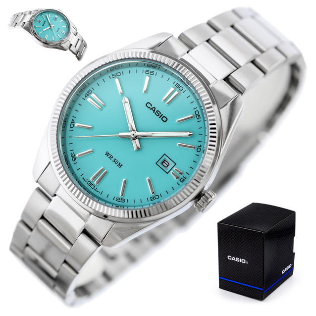 CASIO MEN'S WATCH MTP-1302PD-2A2 (zd072h) + BOX