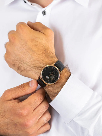 Zegarek Męski Orient Open Heart Automatic RA-AR0103B10B + BOX