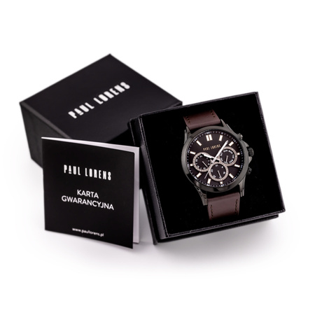 PAUL LORENS MALE WATCH - PL8071A2-1B2 (zg373c) + BOX