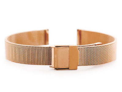 Pacific 04E bracelet - HQ mesh - rosegold 14mm