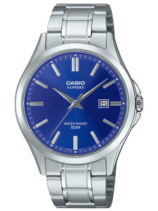 Zegarek Męski Casio MTS-115D-2A1 + BOX (zd292a) SZAFIR