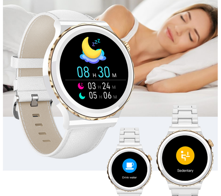 SMARTWATCH FOR WOMEN Rubicon RNCE92 - CONNECTIONS, CERAMIC (sr038c)
