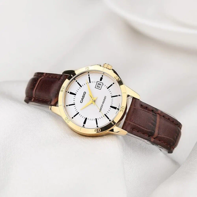 CASIO LTP-V004GL-7A WOMEN'S WATCH (zd569c) + BOX