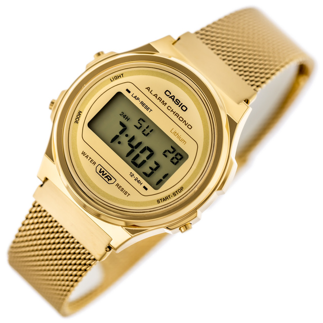 Casio Vintage Women's Watch A171WEMG-9A + BOX (zd645a)