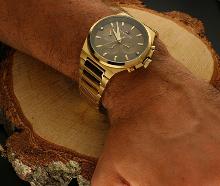 TOMMY HILFIGER DEXTER MEN'S WATCH 1792090 (zf104d) + BOX