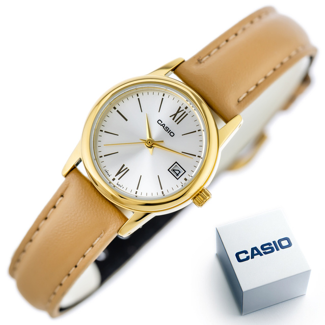 CASIO LTP-V002GL-7B3UDF WOMEN'S WATCH (zd584h) + BOX