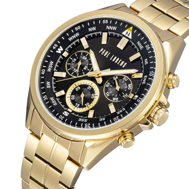 PAUL LORENS MALE WATCH - PL20009B-1D1 (zg385d) + BOX