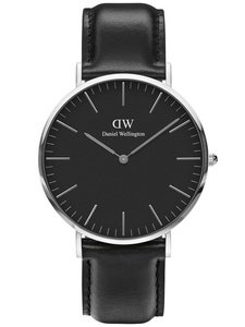 ZEGAREK MĘSKI DANIEL WELLINGTON Classic Black Sheffield DW00100133 + BOX