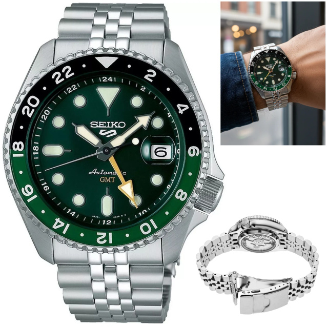 SEIKO 5 SPORTS MEN'S WATCH SSK035K1+ BOX