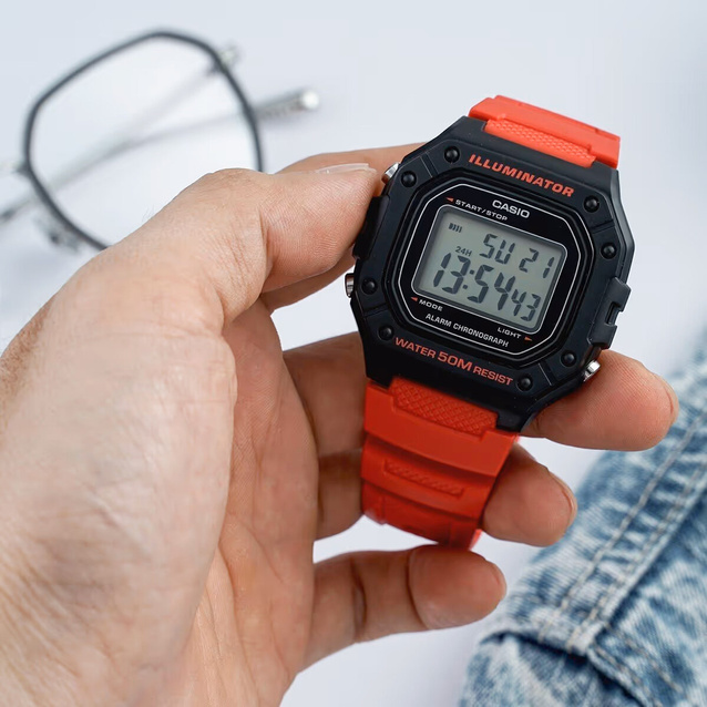 ZEGAREK MĘSKI CASIO W-218H-4B + BOX