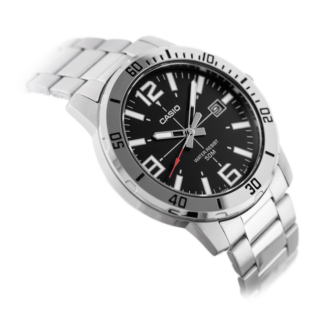 CASIO MEN'S WATCH MTP-VD01D-1BV + BOX