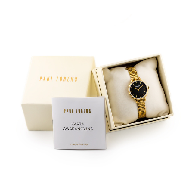 PAUL LORENS WOMEN'S WATCH - PL20004B-1D1 (zg567c) + BOX