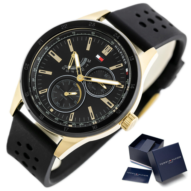 TOMMY HILFIGER MEN'S WATCH 1791636 AUSTIN (zf017a) + BOX