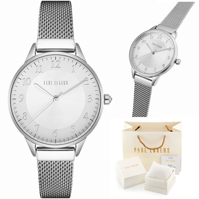 PAUL LORENS WOMEN'S WATCH - PL12189B-3C1 (zg550b) + BOX