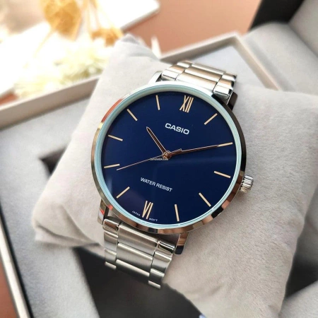 ZEGAREK MĘSKI CASIO MTP-VT01D-2B (zd165n) + BOX