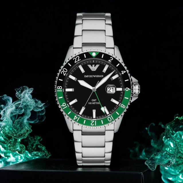 EMPORIO ARMANI AR11589 - Diver GMT Men's Watch (zi112a)