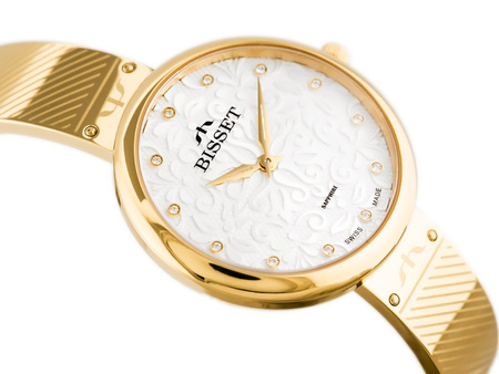 WOMEN'S WATCH BISSET BSBF20 (zb576b) - SAFETY GLASS