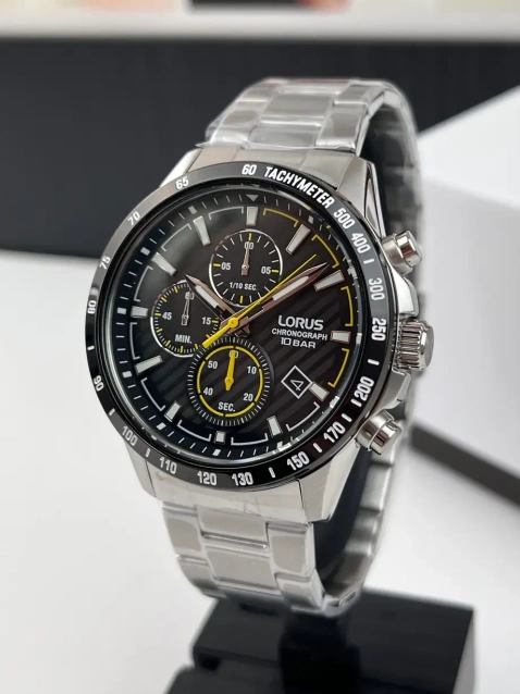 Men's Lorus Chronograph 45 mm RM397HX9 + BOX watch