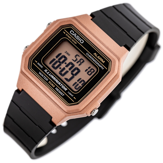 UNISEX CASIO W-217HM-5A WATCH + BOX